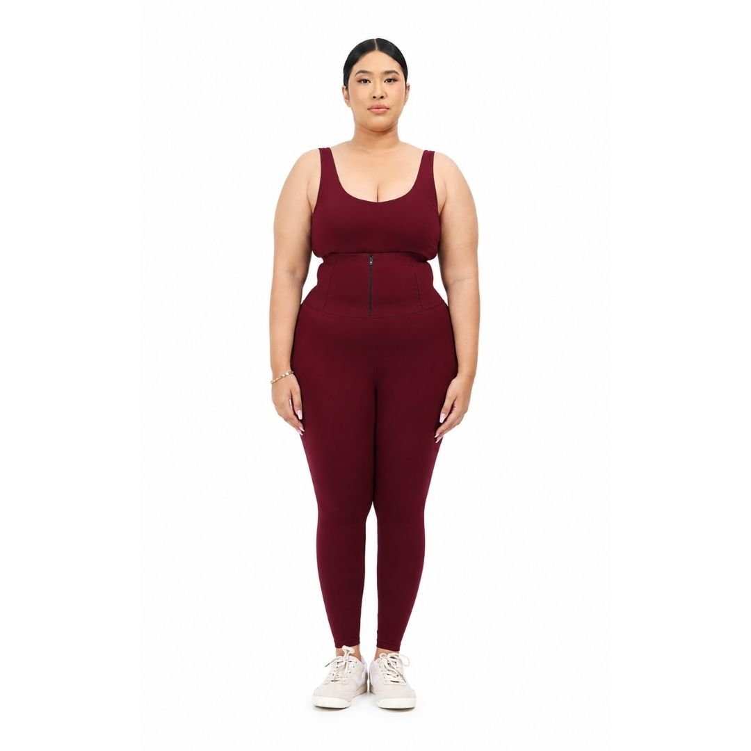 Ultrawaist Legging warna Burgundy