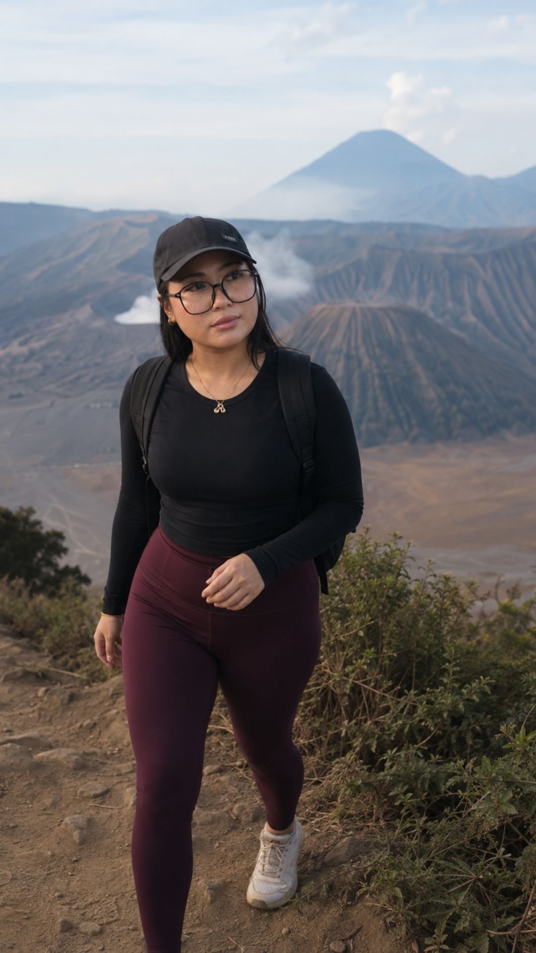 Outfit travel bersama Ultrawaist Legging
