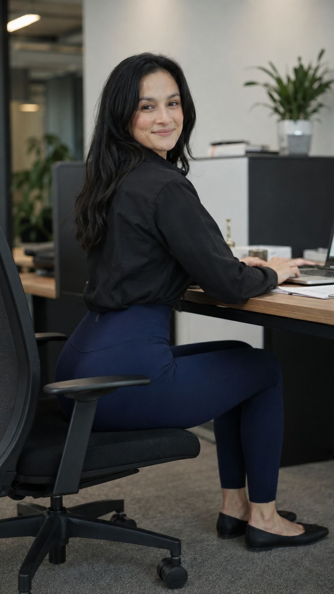 Outfit kerja bersama Ultrawaist Legging