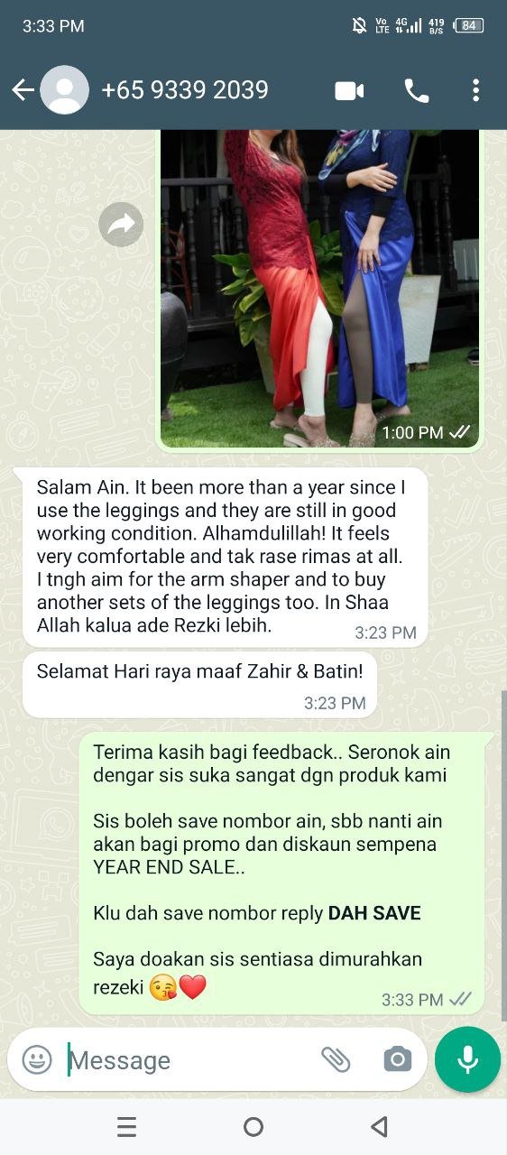 Feedback customer Ultrawaist — SELESA & SEJUK 1