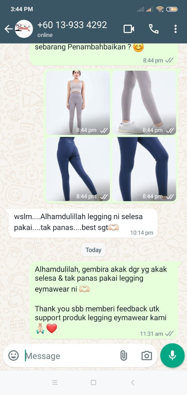 Feedback customer Ultrawaist — SELESA & SEJUK 6