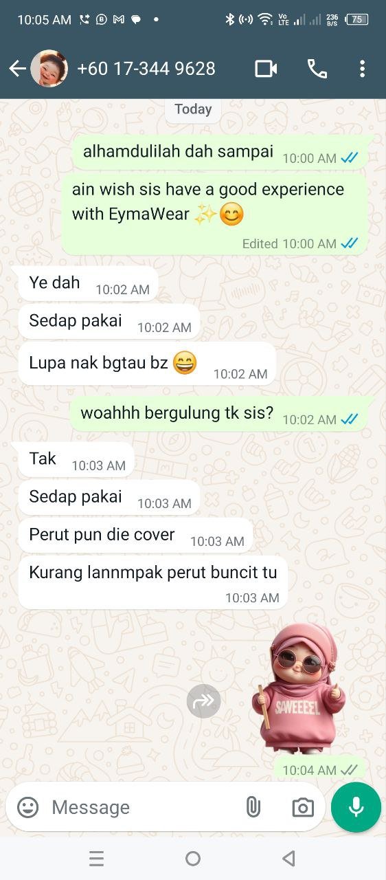Feedback customer Ultrawaist — SELESA & SEJUK 8