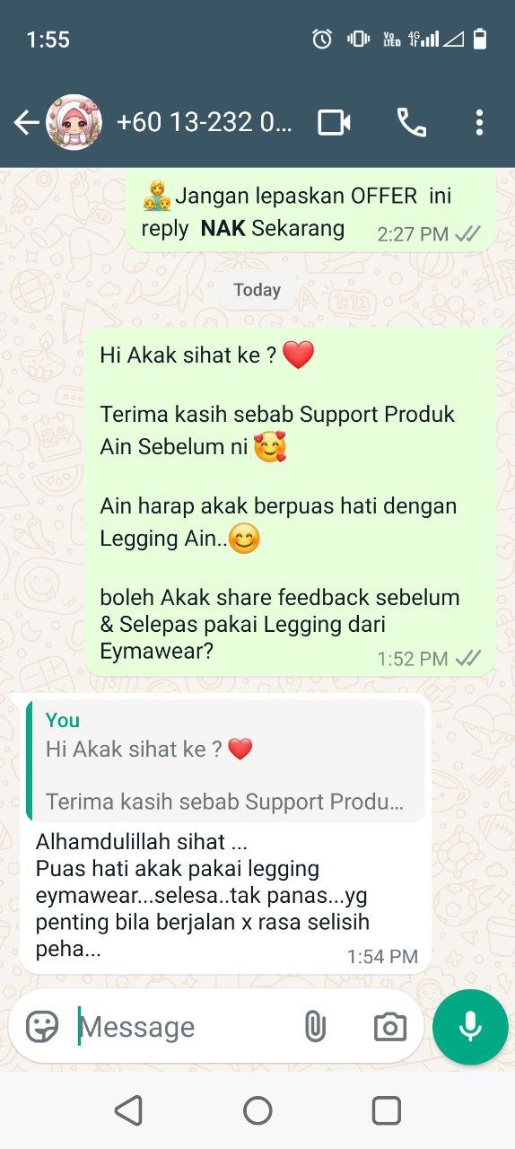 Feedback customer Ultrawaist — NAMPAK LEBIH SLIM 14