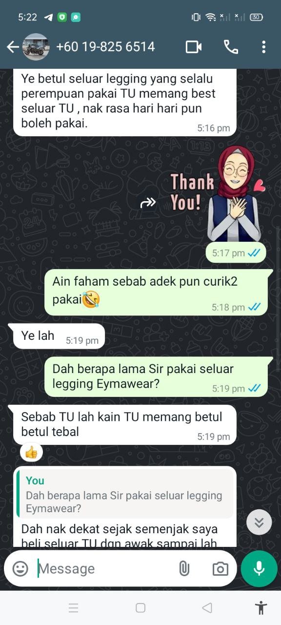 Feedback customer Ultrawaist — SELESA & SEJUK 12