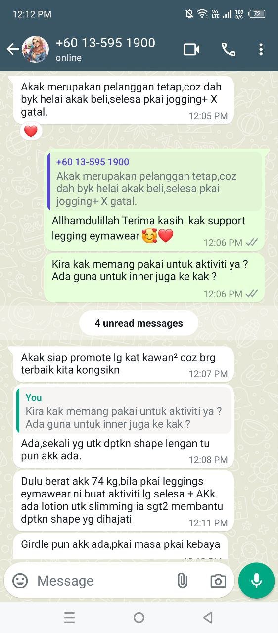 Feedback customer Ultrawaist — AKTIF & BERSUKAN 2