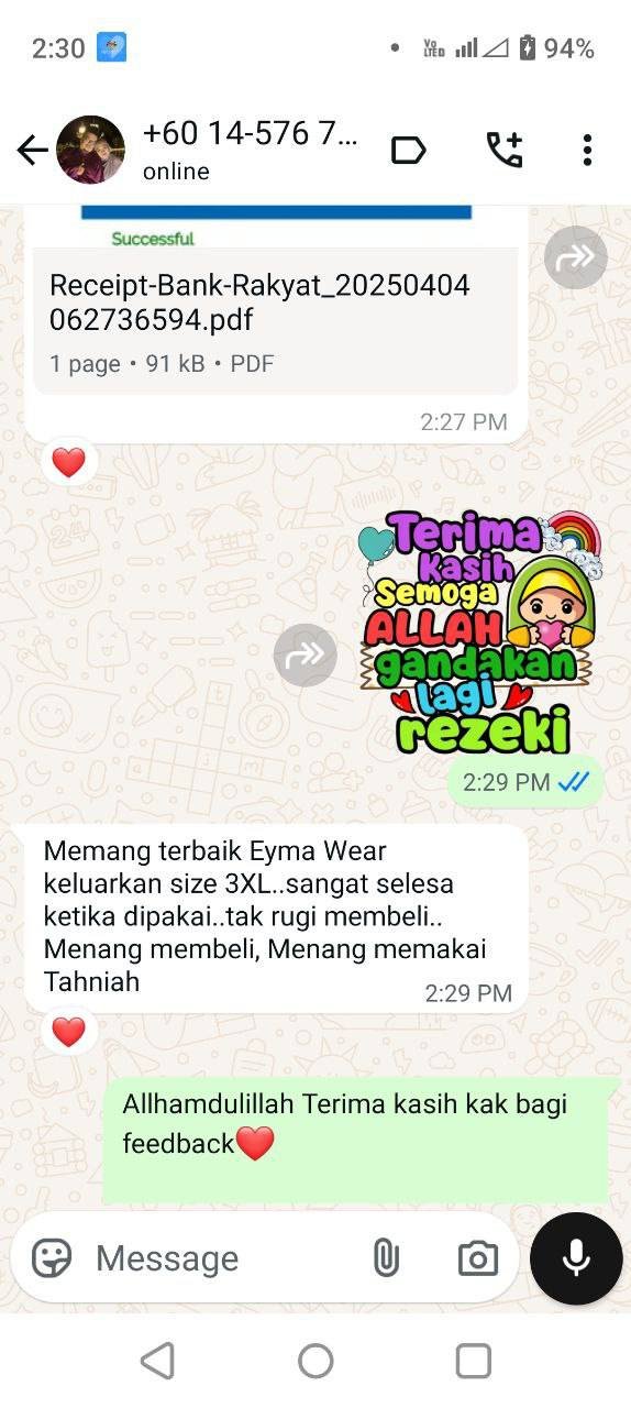 Feedback customer Ultrawaist — SELESA & SEJUK 14