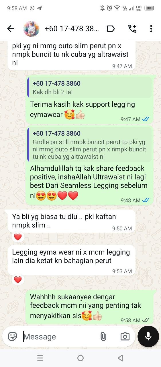 Feedback customer Ultrawaist — NAMPAK LEBIH SLIM 19
